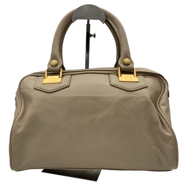 Marc Jacobs Smooth Leather Tote Handbag Crossbody Bag in Beige - Picture 2 of 16